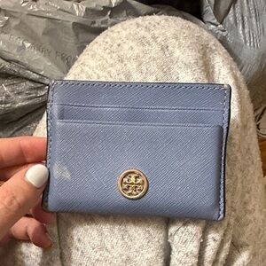 Tory Burch Light Blue Card Holder